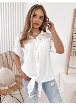 koszula arces biała one size ze sklepu UBRA w kategorii Koszule damskie - zdjęcie 156869739