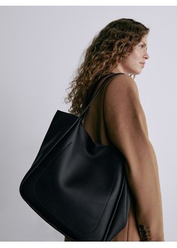 Reserved - Torba shopper - Czarny ze sklepu Reserved w kategorii Torebki damskie - zdjęcie 156873729
