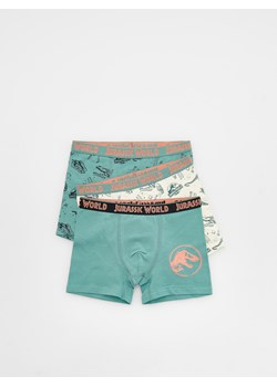 Reserved - Bawełniane bokserki Jurassic World 3 pack - kremowy ze sklepu Reserved w kategorii Majtki dziecięce - zdjęcie 156884196