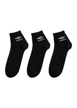 Umbro 3-pack klasyczne czarne skarpetki Quarter, Kolor czarny, Rozmiar 35-38, Umbro ze sklepu Primodo w kategorii Skarpetki damskie - zdjęcie 156894866