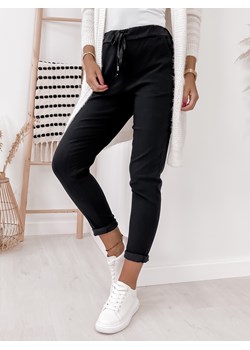 spodnie bolt czarne one size ze sklepu UBRA w kategorii Spodnie damskie - zdjęcie 156903779