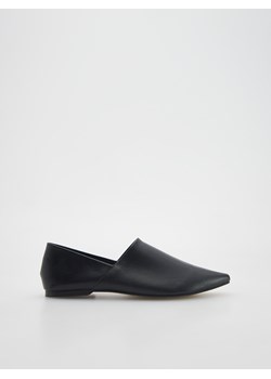 Reserved - Skórzane loafersy - czarny ze sklepu Reserved w kategorii Lordsy damskie - zdjęcie 156906116