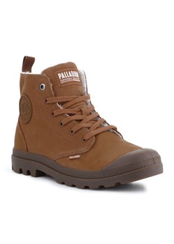 Buty Zimowe Palladium Pampa Hi Zip Wl M 05982-257-M brązowe ze sklepu ButyModne.pl w kategorii Buty zimowe męskie - zdjęcie 156926659