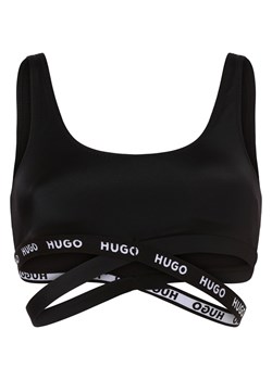 HUGO Damska góra od bikini Kobiety czarny jednolity ze sklepu vangraaf w kategorii Stroje kąpielowe - zdjęcie 156937146