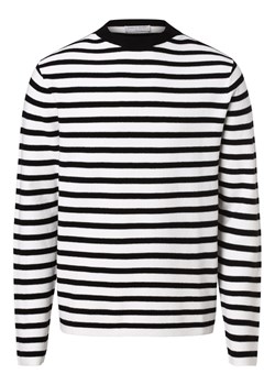 Tiger of Sweden Sweter męski Mężczyźni Bawełna granatowy w paski ze sklepu vangraaf w kategorii Swetry męskie - zdjęcie 156938126
