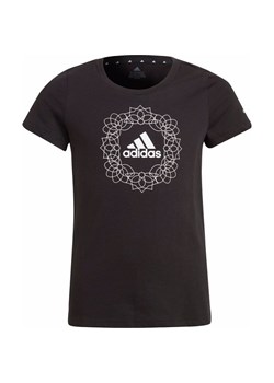 Koszulka dziecięca Graphic Tee Adidas ze sklepu SPORT-SHOP.pl w kategorii Bluzki dziewczęce - zdjęcie 156945655