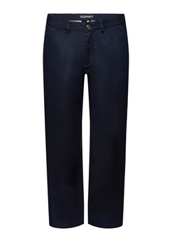 ESPRIT Lniane spodnie w kolorze granatowym ze sklepu Limango Polska w kategorii Spodnie męskie - zdjęcie 156950177