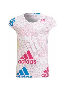 Koszulka juniorska Essentials Brand Love Adidas ze sklepu SPORT-SHOP.pl w kategorii Bluzki dziewczęce - zdjęcie 156955666