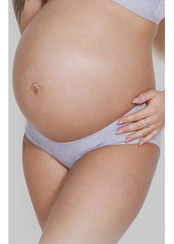 Bawełniane szare figi damskie Mama Panty, Kolor szary, Rozmiar S, Mitex ze sklepu Intymna w kategorii Bielizna ciążowa - zdjęcie 157027216