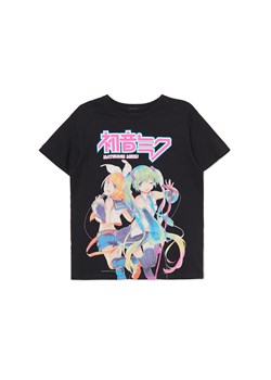 Cropp - T-shirt oversize Hatsune Miku - czarny ze sklepu Cropp w kategorii Bluzki damskie - zdjęcie 157028885