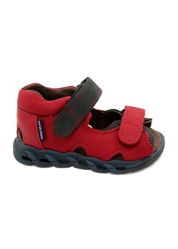 Sandałki na rzepy Mazurek 1363 Czerwony czerwone ze sklepu ButyModne.pl w kategorii Sandały dziecięce - zdjęcie 157038775