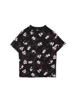 Cropp - Czarny T-shirt oversize Kuromi - czarny ze sklepu Cropp w kategorii Bluzki damskie - zdjęcie 157041829