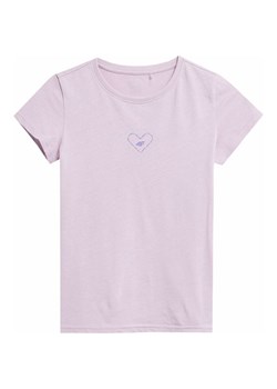 Koszulka dziewczęca 4FJSS23TTSHF384 4F ze sklepu SPORT-SHOP.pl w kategorii Bluzki dziewczęce - zdjęcie 157046356