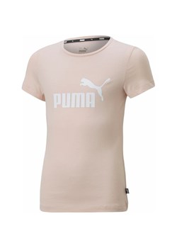 Koszulka dziewczęca Essentials Logo Tee Puma ze sklepu SPORT-SHOP.pl w kategorii Bluzki dziewczęce - zdjęcie 157048785