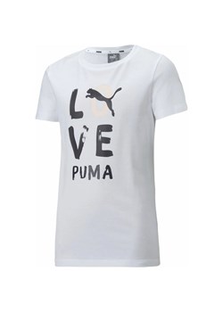 Koszulka dziewczęca Alpha T-Shirt Puma ze sklepu SPORT-SHOP.pl w kategorii Bluzki dziewczęce - zdjęcie 157049576