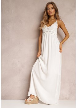 Biała Sukienka Dancemaker ze sklepu Renee odzież w kategorii Sukienki - zdjęcie 157053277