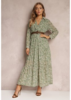 Zielona Sukienka Foligno ze sklepu Renee odzież w kategorii Sukienki - zdjęcie 157053468