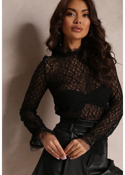 Czarna Bluzka Reiss ze sklepu Renee odzież w kategorii Bluzki damskie - zdjęcie 157053535