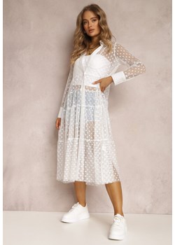 Biała Sukienka Faizah ze sklepu Renee odzież w kategorii Sukienki - zdjęcie 157053559