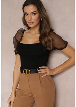 Czarna Bluzka Avani ze sklepu Renee odzież w kategorii Bluzki damskie - zdjęcie 157053609