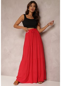 Czerwona Spódnica Kainne ze sklepu Renee odzież w kategorii Spódnice - zdjęcie 157053736
