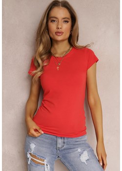 Czerwony T-shirt Ariema ze sklepu Renee odzież w kategorii Bluzki damskie - zdjęcie 157053915