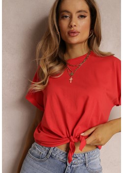 Czerwony T-shirt Oararith ze sklepu Renee odzież w kategorii Bluzki damskie - zdjęcie 157053925