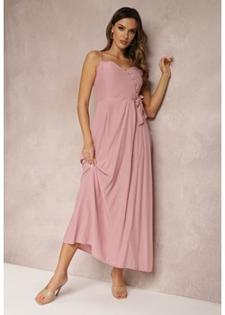 Jasnoróżowa Sukienka Pallepheu ze sklepu Renee odzież w kategorii Sukienki - zdjęcie 157054298