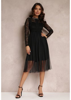 Czarna Sukienka Aeznessa ze sklepu Renee odzież w kategorii Sukienki - zdjęcie 157054586