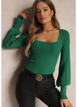 Zielony Sweter Oranrad ze sklepu Renee odzież w kategorii Swetry damskie - zdjęcie 157054705