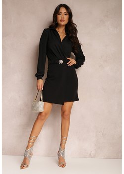 Czarna Sukienka Roseblossom ze sklepu Renee odzież w kategorii Sukienki - zdjęcie 157054885