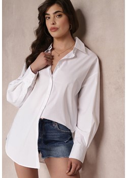 Biała Koszula Bawełniana Aquida ze sklepu Renee odzież w kategorii Koszule damskie - zdjęcie 157054966