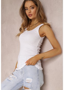 Biały Top Bawełniany Ianmaer ze sklepu Renee odzież w kategorii Bluzki damskie - zdjęcie 157055187