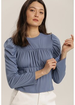Niebieska Bluzka Daeicea ze sklepu Renee odzież w kategorii Bluzki damskie - zdjęcie 157055215