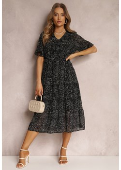 Czarna Sukienka Corrarene ze sklepu Renee odzież w kategorii Sukienki - zdjęcie 157055375