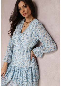 Jasnoniebieska Sukienka Kyrinda ze sklepu Renee odzież w kategorii Sukienki - zdjęcie 157055505