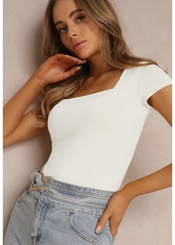 Biała Bluzka Lithishis ze sklepu Renee odzież w kategorii Bluzki damskie - zdjęcie 157056027
