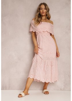 Jasnoróżowa Sukienka Menilophi ze sklepu Renee odzież w kategorii Sukienki - zdjęcie 157056236