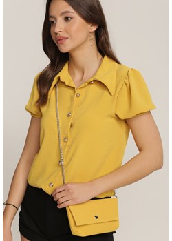 Żółta Koszula Peshohsa ze sklepu Renee odzież w kategorii Koszule damskie - zdjęcie 157056567