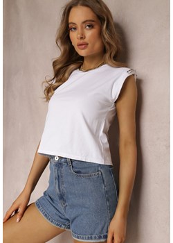 Biała Bluzka Taphophise ze sklepu Renee odzież w kategorii Bluzki damskie - zdjęcie 157056587