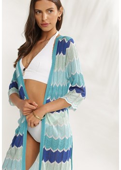 Niebieski Kardigan Astrypso ze sklepu Renee odzież w kategorii Swetry damskie - zdjęcie 157056687