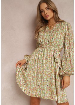 Zielona Sukienka Asheshi ze sklepu Renee odzież w kategorii Sukienki - zdjęcie 157056715