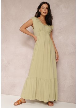 Jasnozielona Sukienka Theisithe ze sklepu Renee odzież w kategorii Sukienki - zdjęcie 157056745