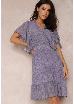 Liliowa Sukienka Seena ze sklepu Renee odzież w kategorii Sukienki - zdjęcie 157056815