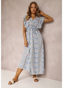 Jasnoniebieska Sukienka Leuceis ze sklepu Renee odzież w kategorii Sukienki - zdjęcie 157056908