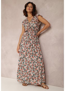 Beżowa Sukienka Prixanise ze sklepu Renee odzież w kategorii Sukienki - zdjęcie 157057008