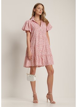 Różowa Sukienka Ethertise ze sklepu Renee odzież w kategorii Sukienki - zdjęcie 157057079