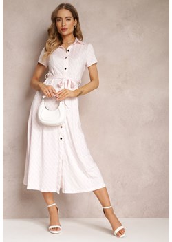 Jasnoróżowa Sukienka Prixia ze sklepu Renee odzież w kategorii Sukienki - zdjęcie 157057118