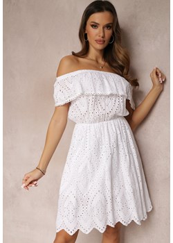 Biała Sukienka Ohmryd ze sklepu Renee odzież w kategorii Sukienki - zdjęcie 157057397