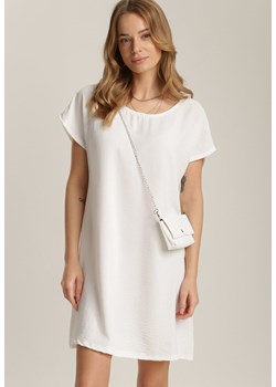 Biała Sukienka Z Torebką Adreanna ze sklepu Renee odzież w kategorii Sukienki - zdjęcie 157057457